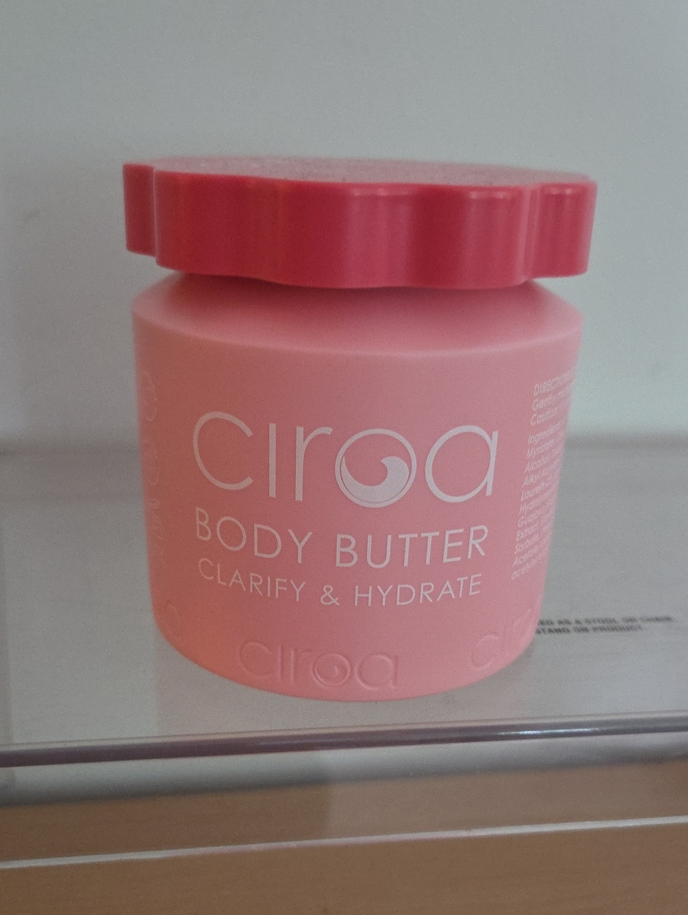 Ciroa Pink Body Butter - Clarify & Hydrate, Watermelon & Guava Scent